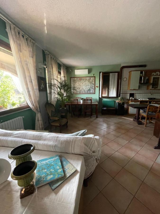 Il Giardino Di Emilia - Intero Appartamento In Villa Con Giardino Privato E Piscina Estiva Pontirolo Nuovo エクステリア 写真